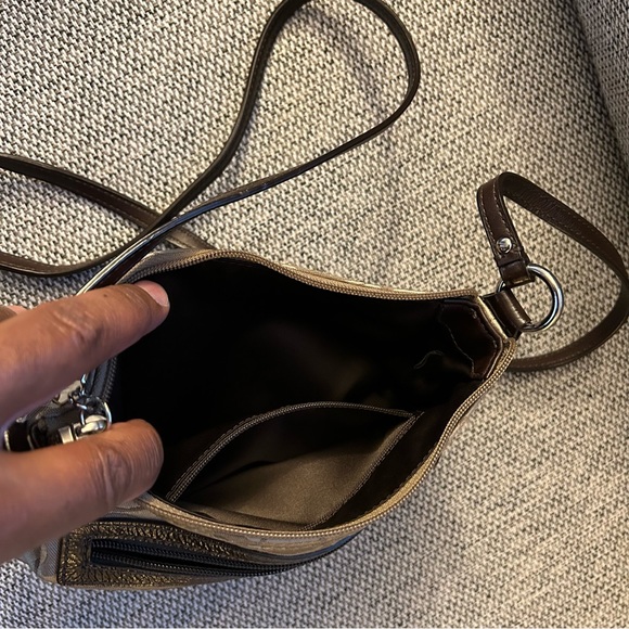 Tan cloth Coach handbag - Picture 8 of 10